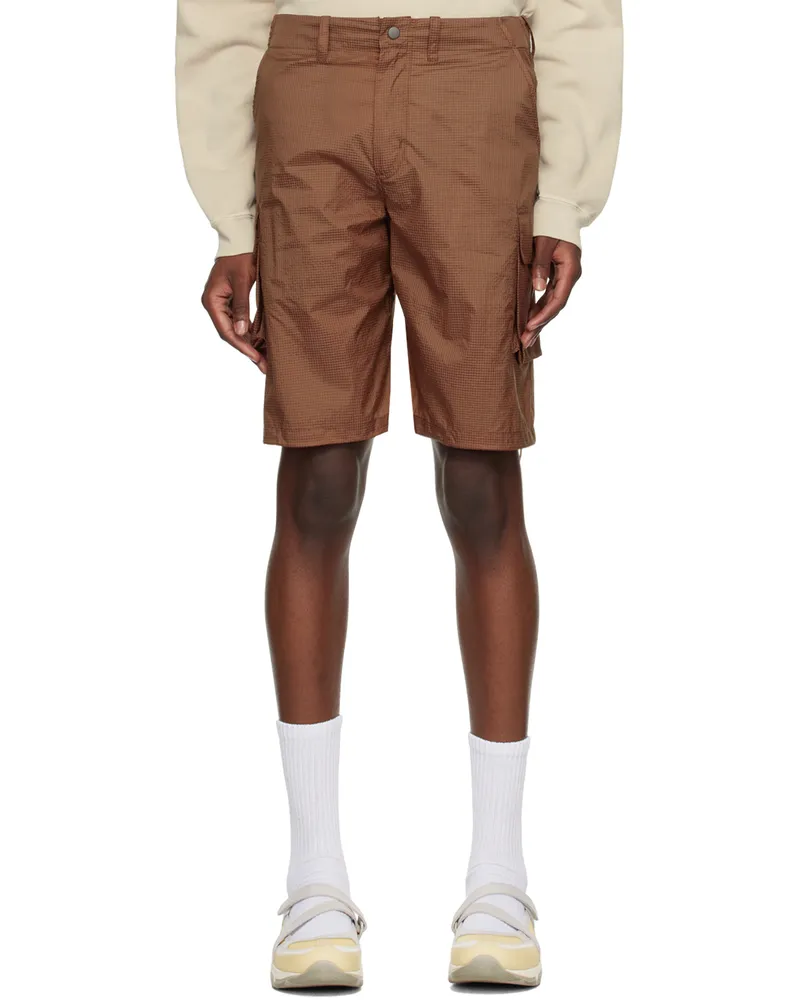 Our Legacy Brown Mount Shorts Golden