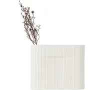 Off-White Small Ridge Vase