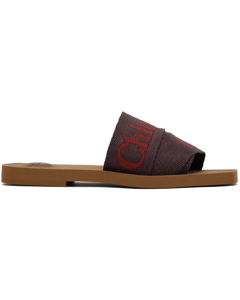 Chloé Purple Woody Sandals 9g0