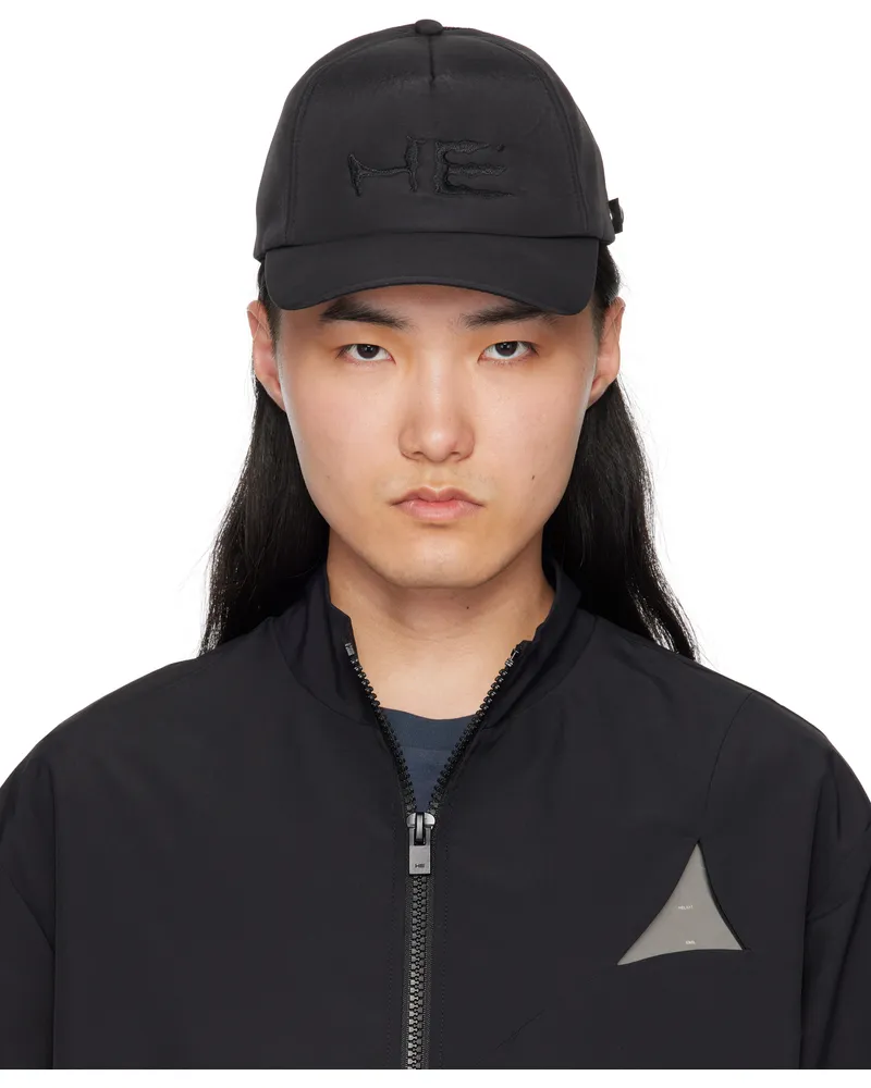 Heliot Emil Black Cyclone Trucker Cap Black