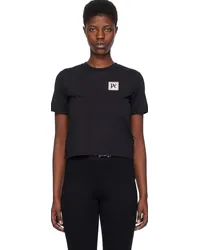 Palm Angels Black 'Ski Club' T-Shirt Black