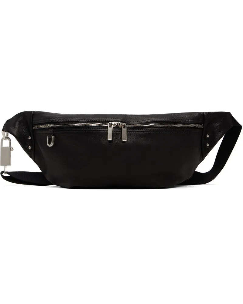 Rick Owens Black Concordians Bumbag Pouch 09