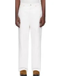 RECTO White Wide Jeans Ow