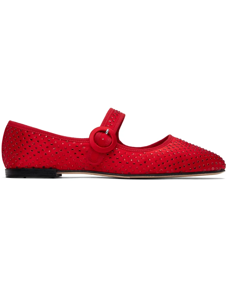 Repetto Red Georgia Mary Jane Ballerina Flats 550