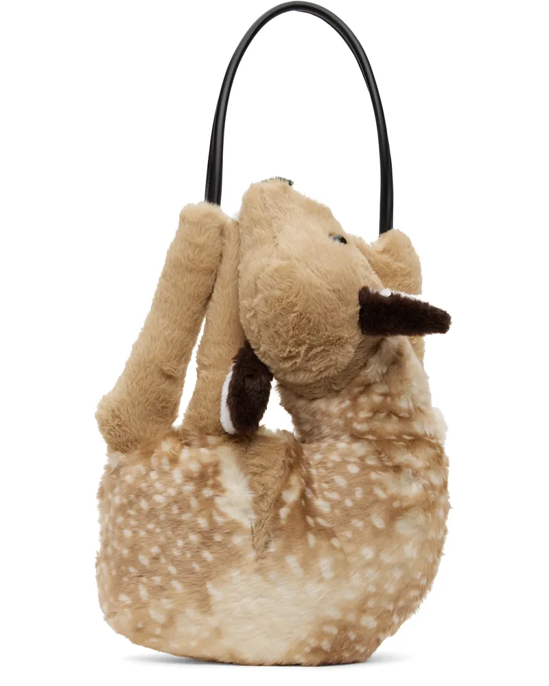 Praying Brown Deer Bag Brown