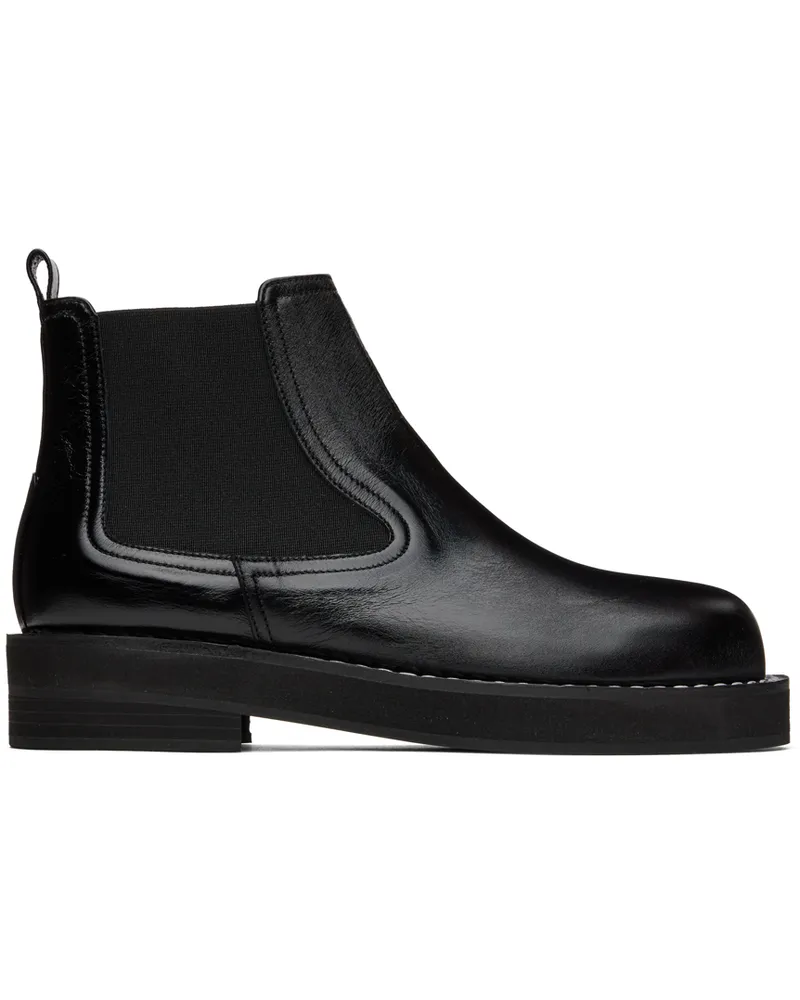 COMME SE-A SSENSE Exclusive Black Ronda Boots Black