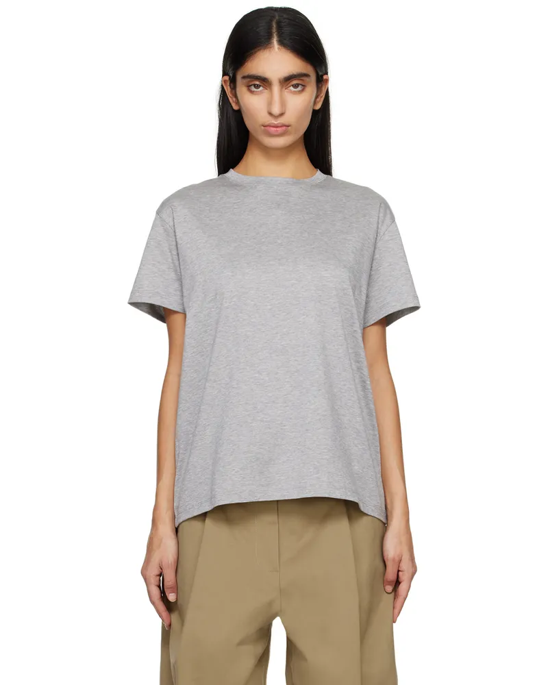 Studio Nicholson Gray Marine T-Shirt Grey