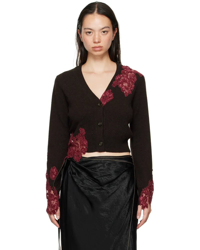 Acne Studios Brown Klarus Cardigan Adm