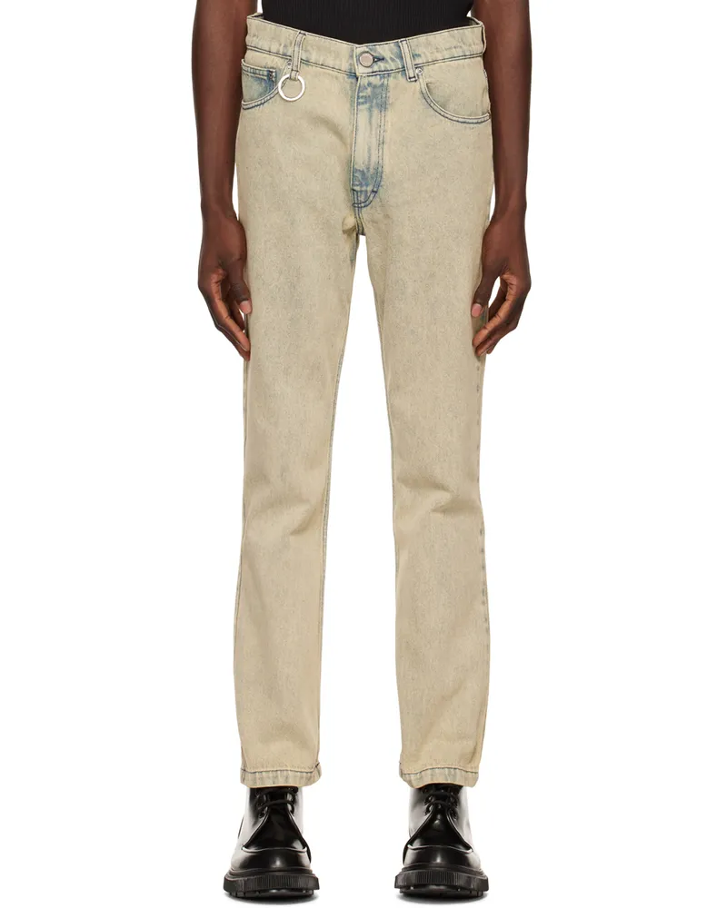 Études Studio Yellow Relic Jeans Yellow