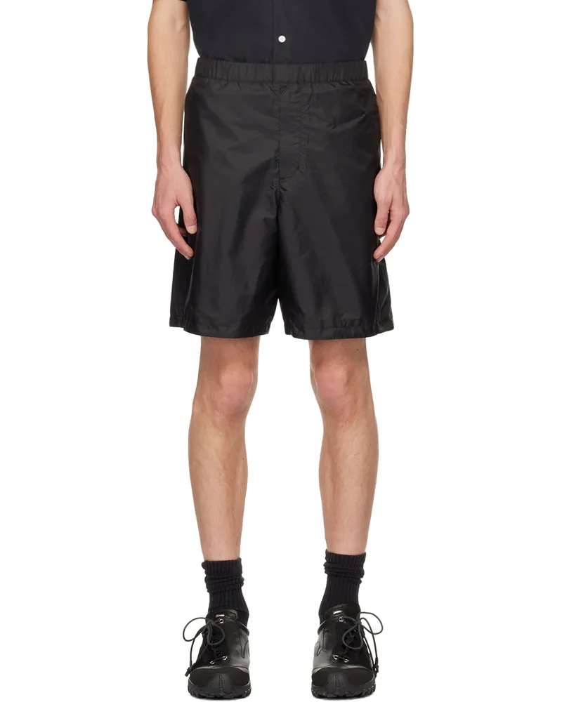 Norse Projects Black Elasticized Shorts Black
