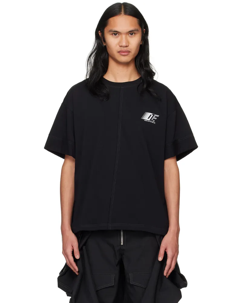 Dion Lee Black 'DLE' T-Shirt Black