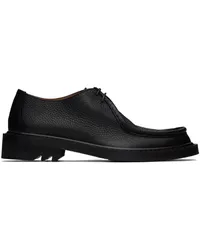 Dries van Noten Black Leather Derbys Black