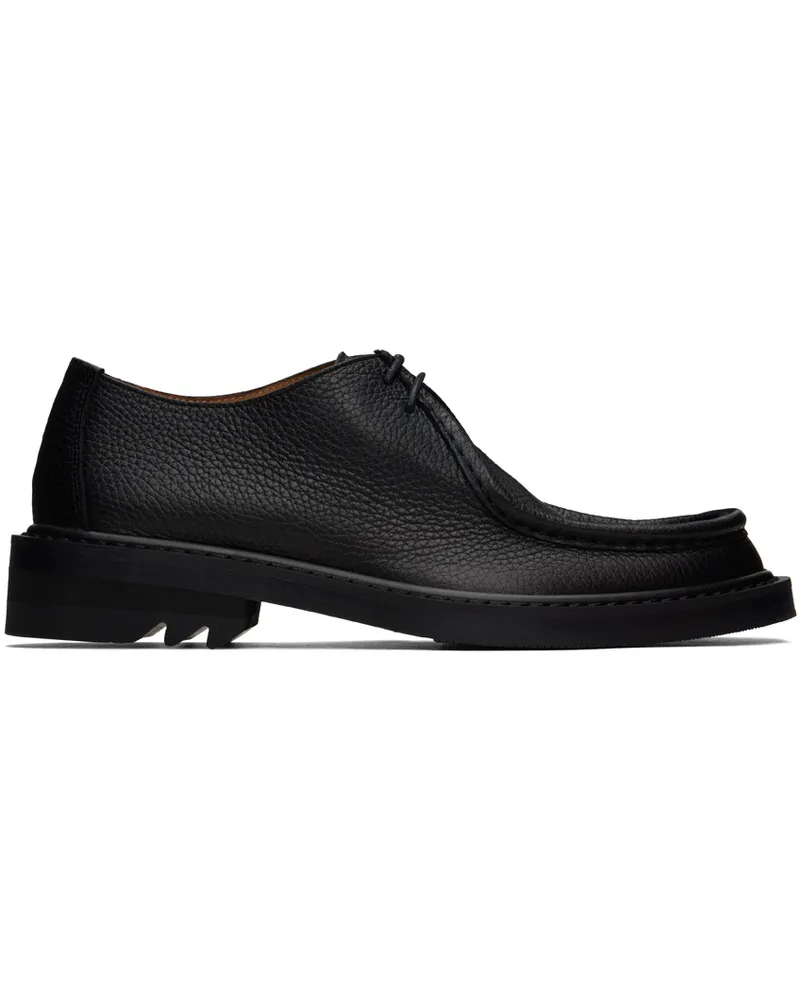 Dries van Noten Black Leather Derbys Black