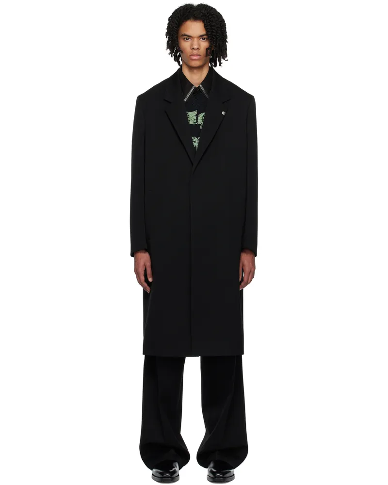 Jil Sander Black Hardware Coat 001
