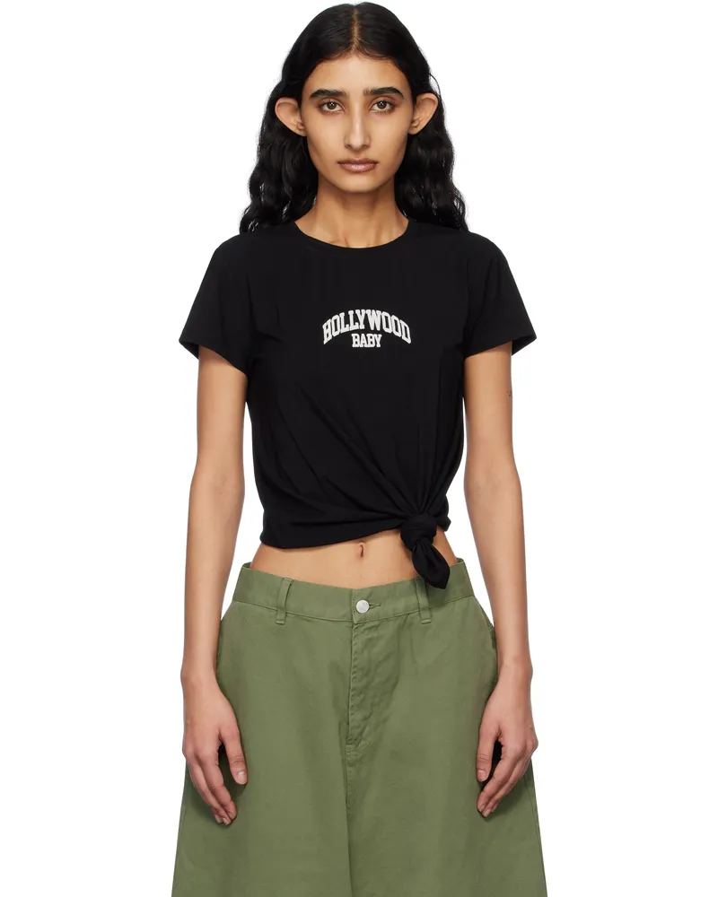 MISBHV Black Hollywood Baby Knotted T-shirt Black