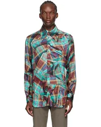 Vivienne Westwood Blue M Violin Shirt Aw24-multi