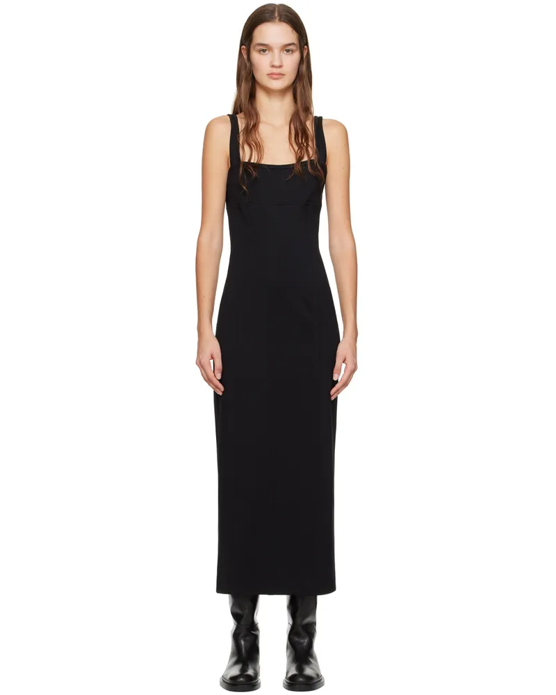 Helmut Lang Black Cutout Maxi Dress Black