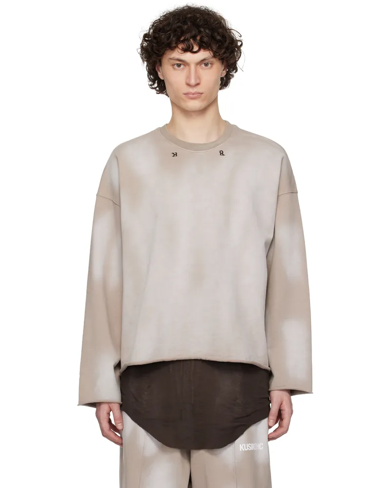 KUSIKOHC Gray Faded Sweatshirt Grey