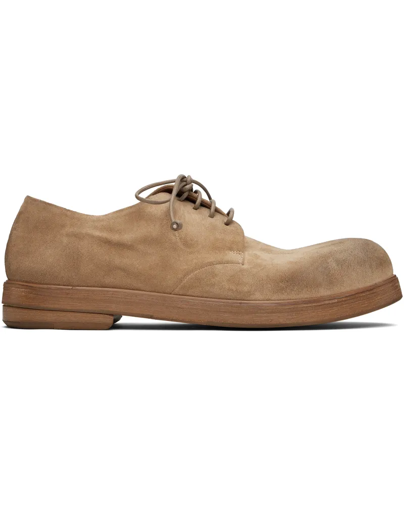 Marsèll Tan Zucca Zeppa Derbys Hazelnut