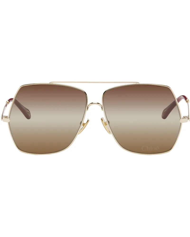 Chloé Gold Aly Sunglasses 001