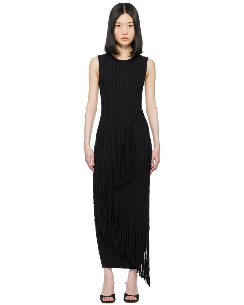 Simon Miller Black Spiral Maxi Dress 90303