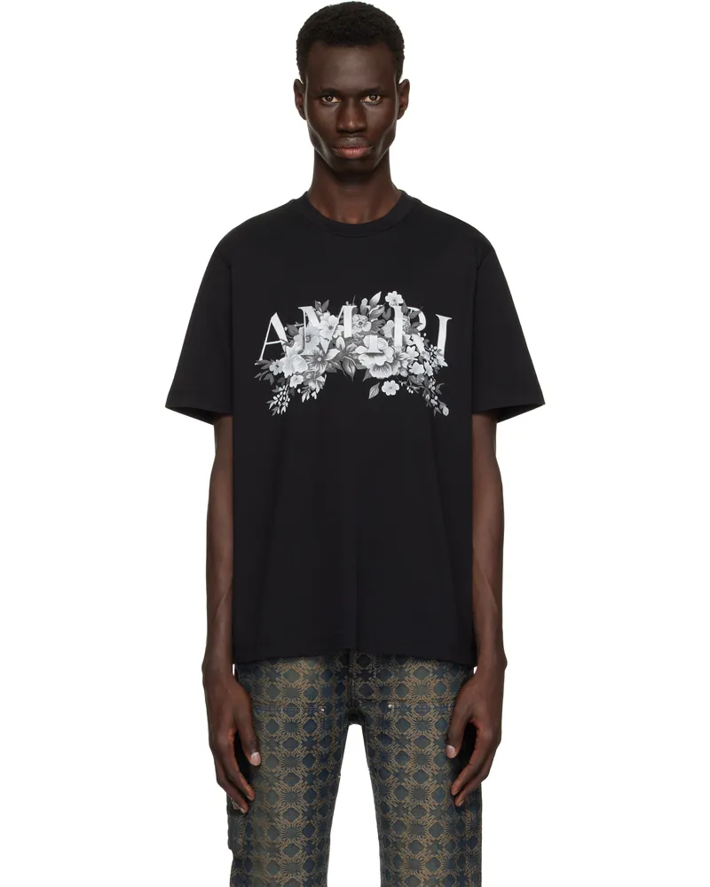 Amiri Black 'Amiri' Garden T-shirt Black