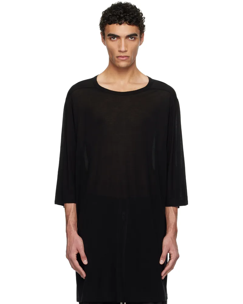 Rick Owens Black Hollywood Jumbo SS T-shirt 09