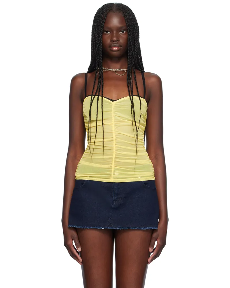 Miaou Yellow Renzo Tube Top Charlie