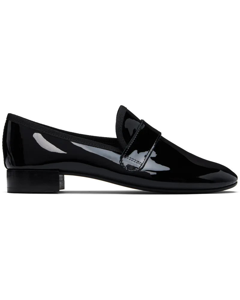 Repetto Black Michael Rubber Sole Loafers Noir