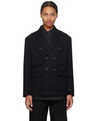 Andersson Bell Black Double Breasted Blazer Black