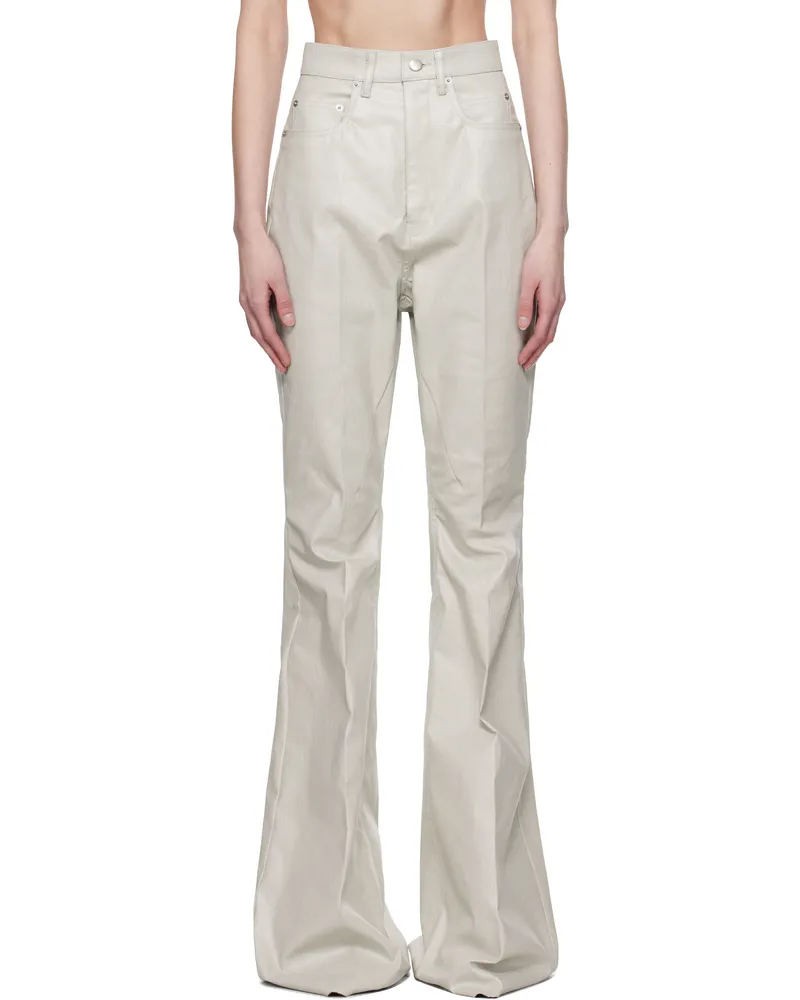 Rick Owens Off-White Hollywood Bolan Bootcut Jeans 41