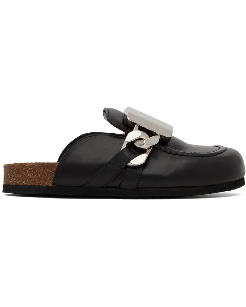 J.W.Anderson Black Gourmet Chain Mules 999