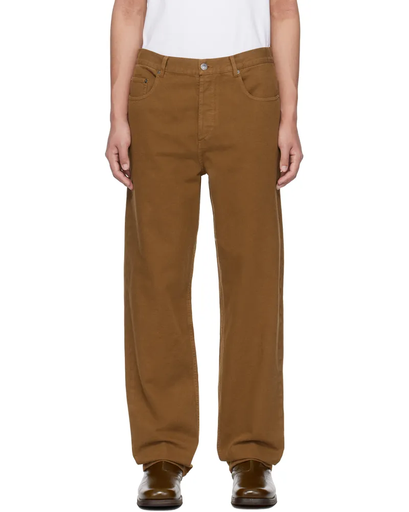 A.P.C. Brown Fairfax Jeans Cag