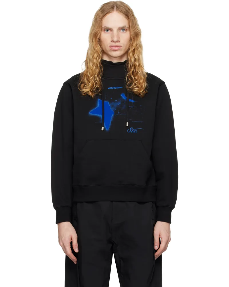 Adererror Black Product. 35 Hoodie Noir