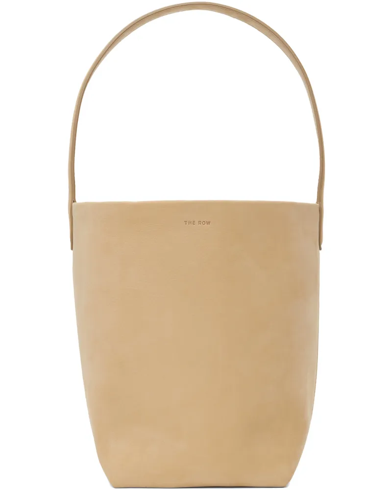 The Row Beige Small N/S Park Tote Croissant