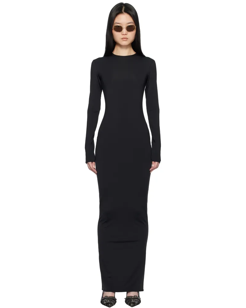 Entire Studios Black LS Maxi Dress Soot