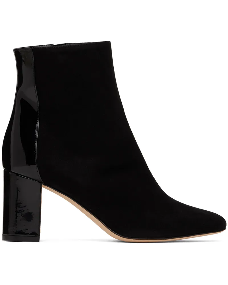 Manolo Blahnik Black Rosie Boots 0001