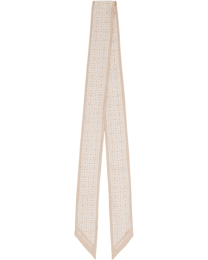 Givenchy Beige 4G All Over Bandeau Scarf 053