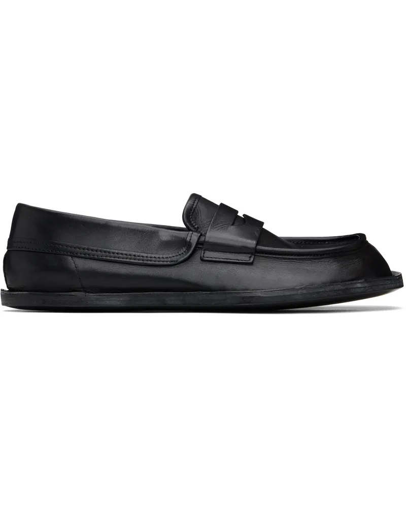 Moschino Black Desert College Loafers Black