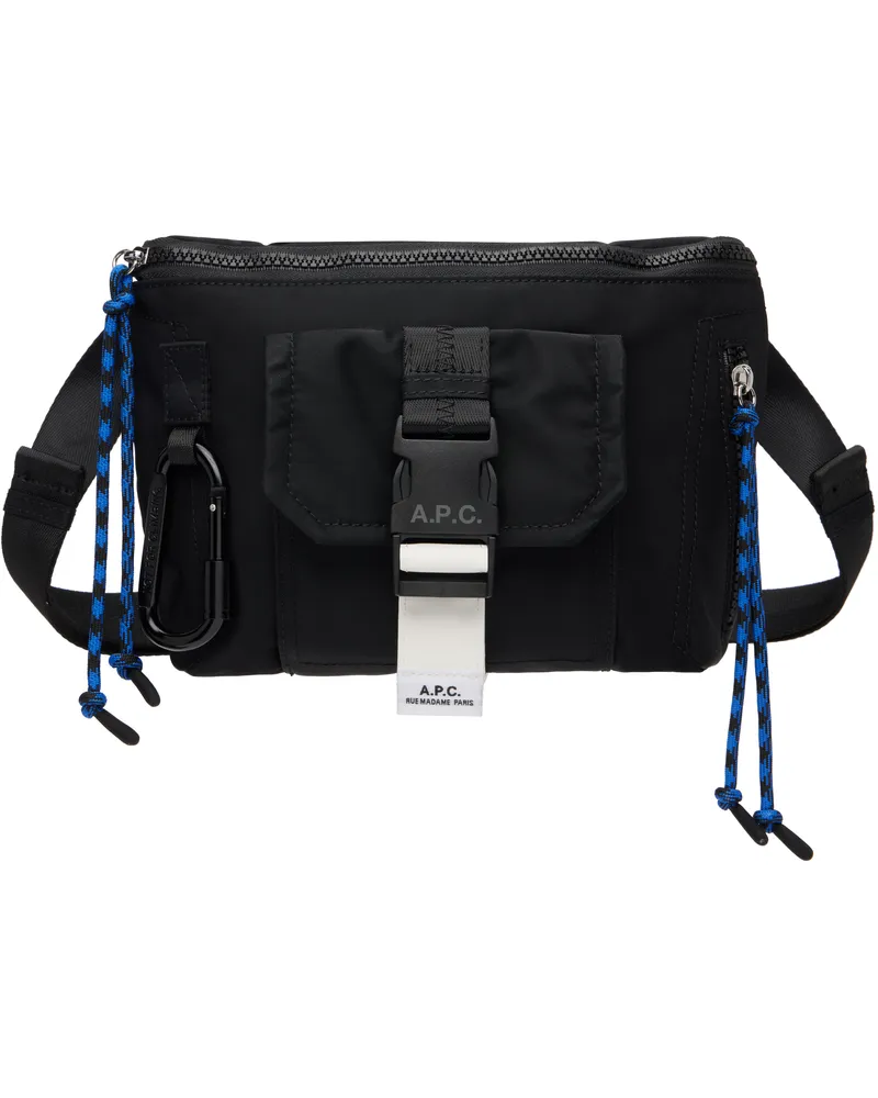 A.P.C. Black Trek Bum Bag Lzz
