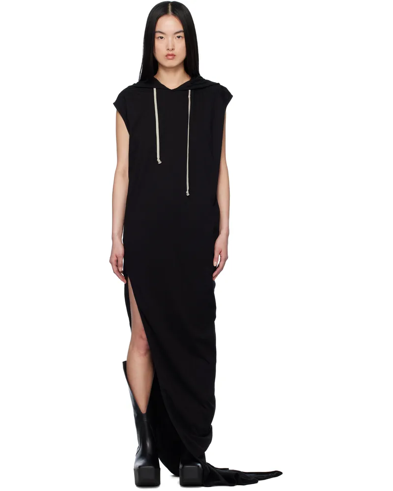 DRKSHDW by Rick Owens Black Hollywood Edfu T Maxi Dress 09