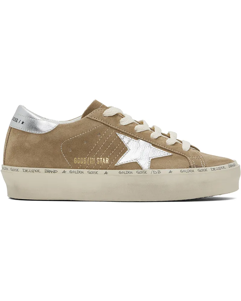Golden Goose Brown Hi Star Classic Sneakers Tabacco