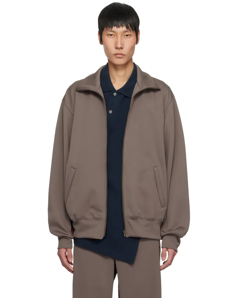 Comme des Garçons Brown Striped Track Jacket 2