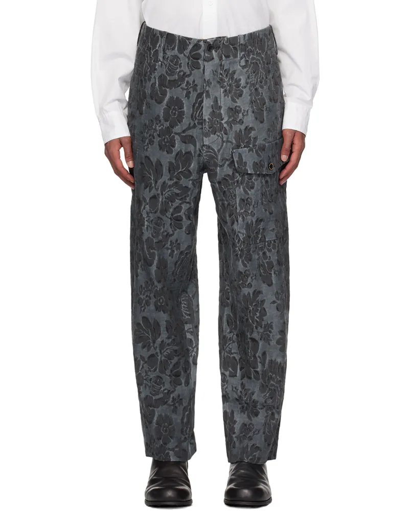 Uma Wang Gray Paxton Trousers Uw380