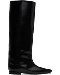 Loulou Studio Black Lirone Tall Boots Black