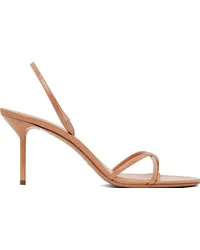 Paris Texas Beige Liz Slingback 70 Heeled Sandals Peach