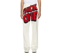 White 'Thick One' Jeans
