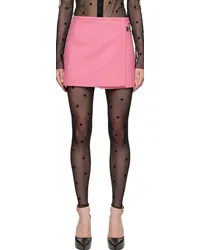 Givenchy Pink Wrap Miniskirt Bright