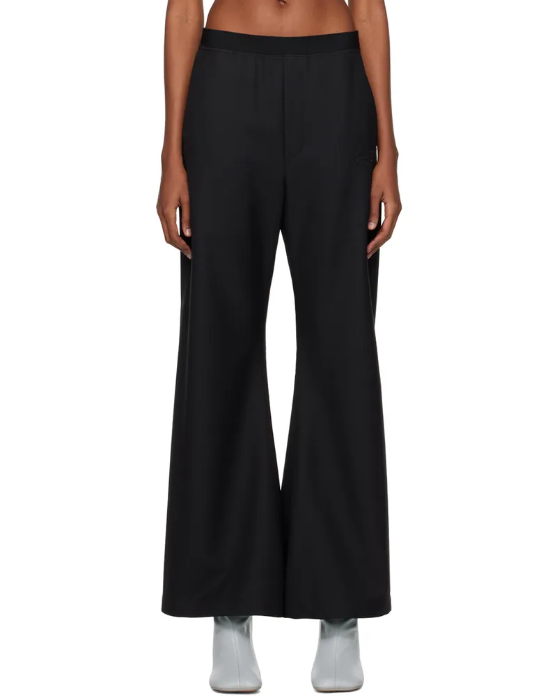 Maison Margiela Black Elasticized Trousers 900