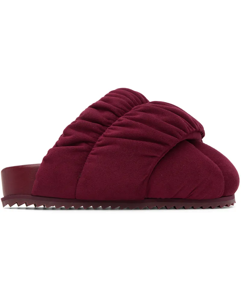 YUME YUME SSENSE Exclusive Red Tent Mules 19-1535